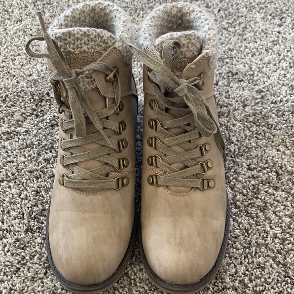 Lukees by Muk Luks Women Hiker Boots STONE - Picture 5 of 8